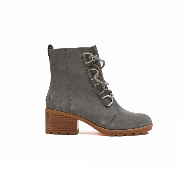 Sorel Cate Lace-Up Block Heel Boot Women's size 8 - Picture 1 of 4